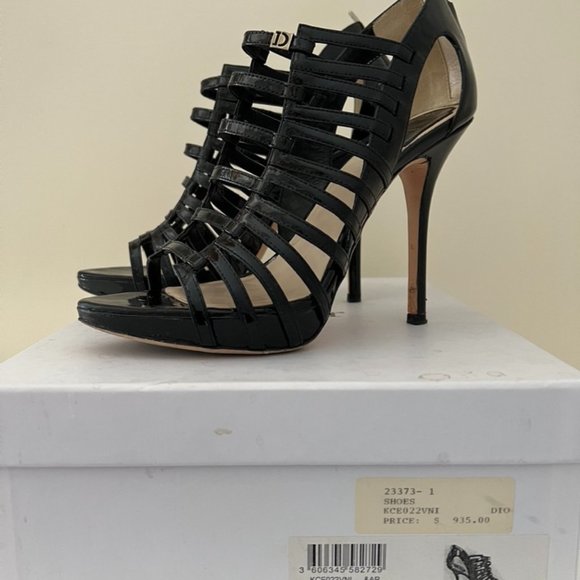 Dior Striped Sandals - Picture 1 of 4